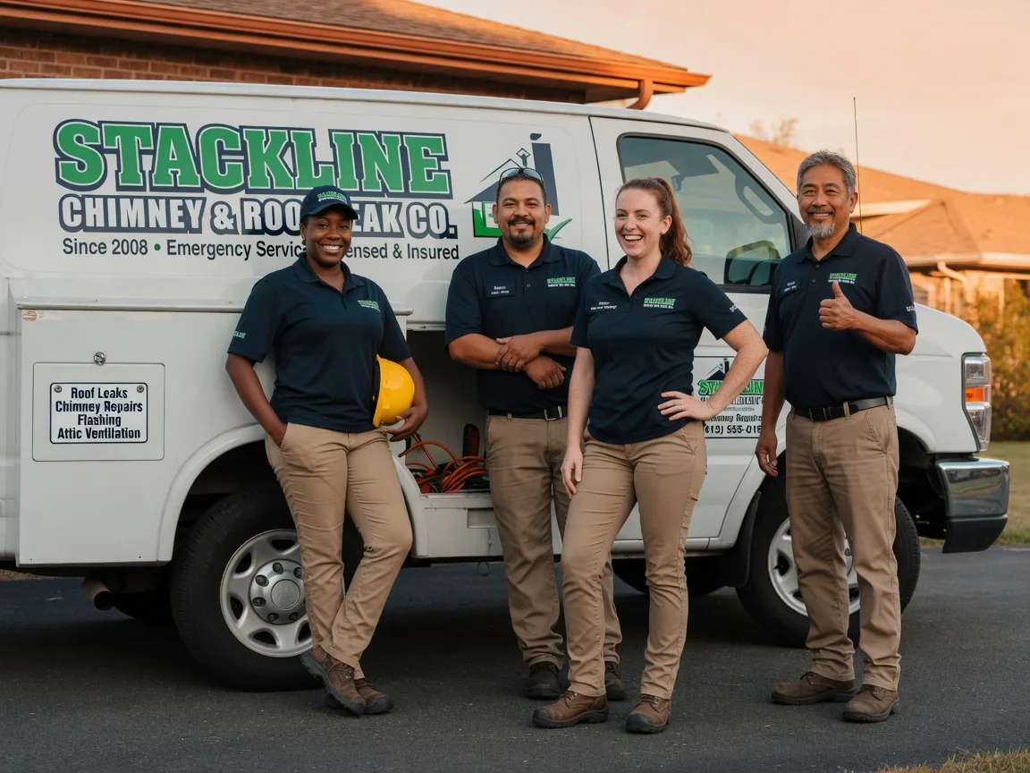Chimney flashing repair company in Claremont, IL